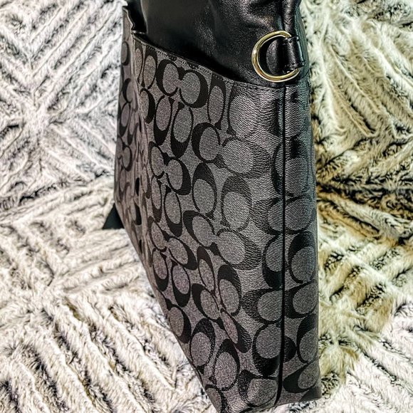 NWOT - COACH CHARLES FOLDOVER TOTE IN SIGNATURE (F54774) - Picture 5 of 15